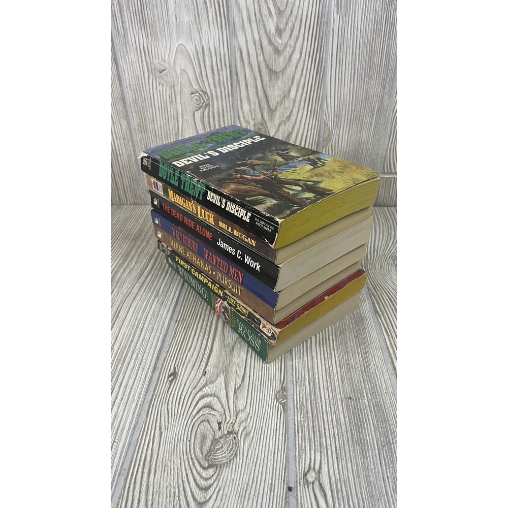 Vintage Western Paperback Book Lot 7 Luke Short Dana Fuller Ross Walt Coburn - Picture 11 of 14